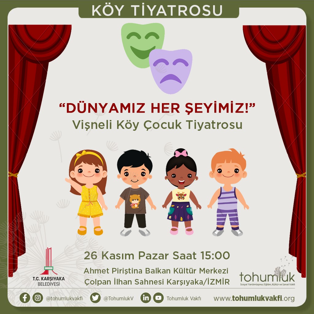 Karşıyaka Belediyesi, Çocuklar için Eğlenceli ve Öğretici Bir Tiyatro Oyunu Düzenliyor