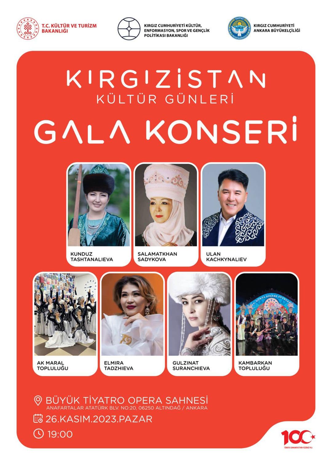 Ankara'da Kültür Köprüleri Kurulacak: Kırgızistan Kültür Günleri