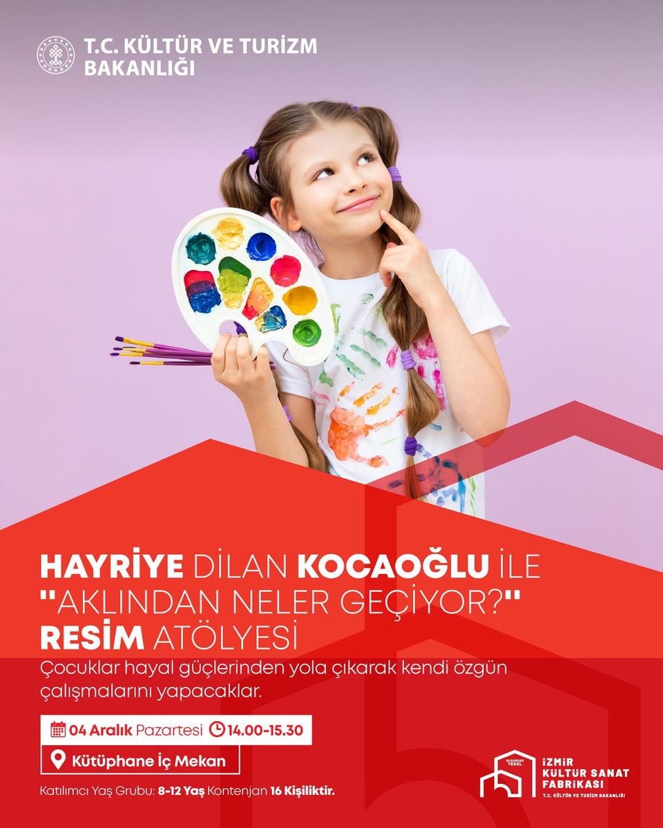 İzmir Kültür Sanat Fabrikası'nda Renkli Etkinlikler Başlıyor