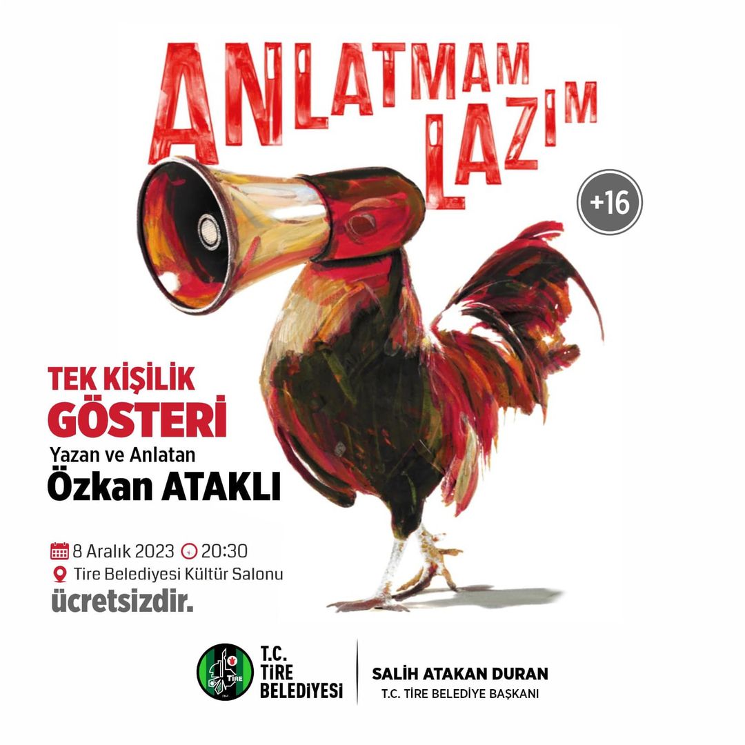 İzmir Büyükşehir Belediyesi Şehir Tiyatroları Müdürü Özkan Ataklı, 