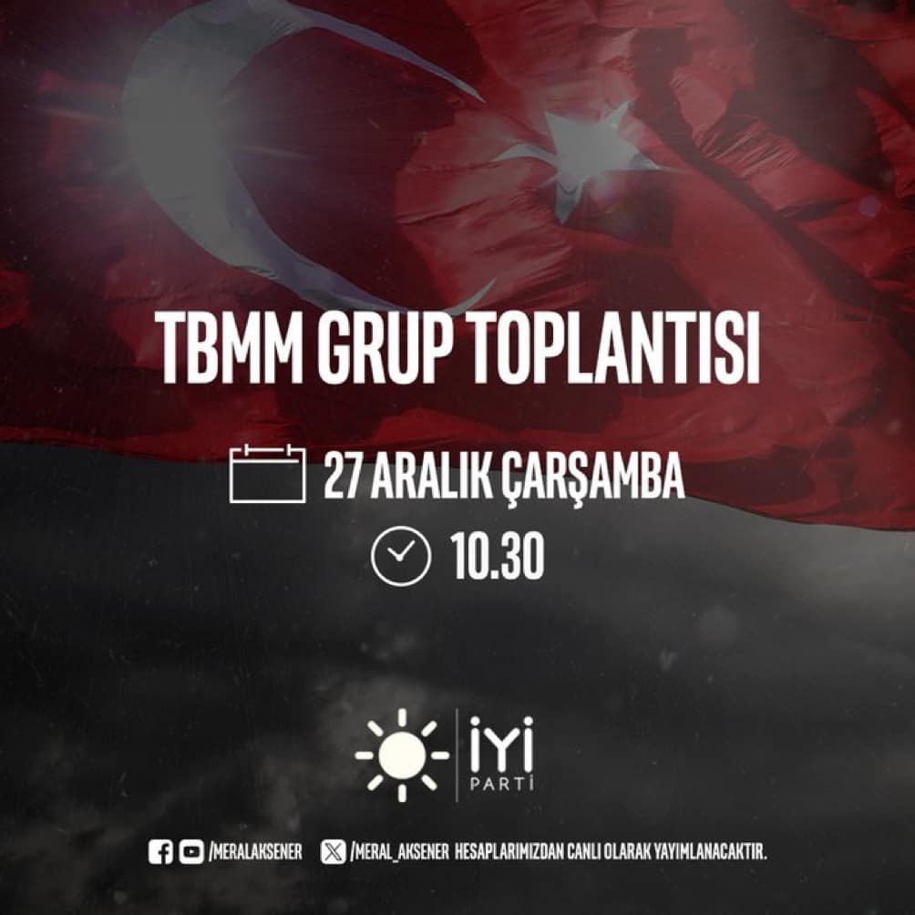 İYİ Parti, İzmir İl Başkanlığı'ndan yapılan davetle Türk halkını önemli bir buluşmada yer almaya çağırıyor