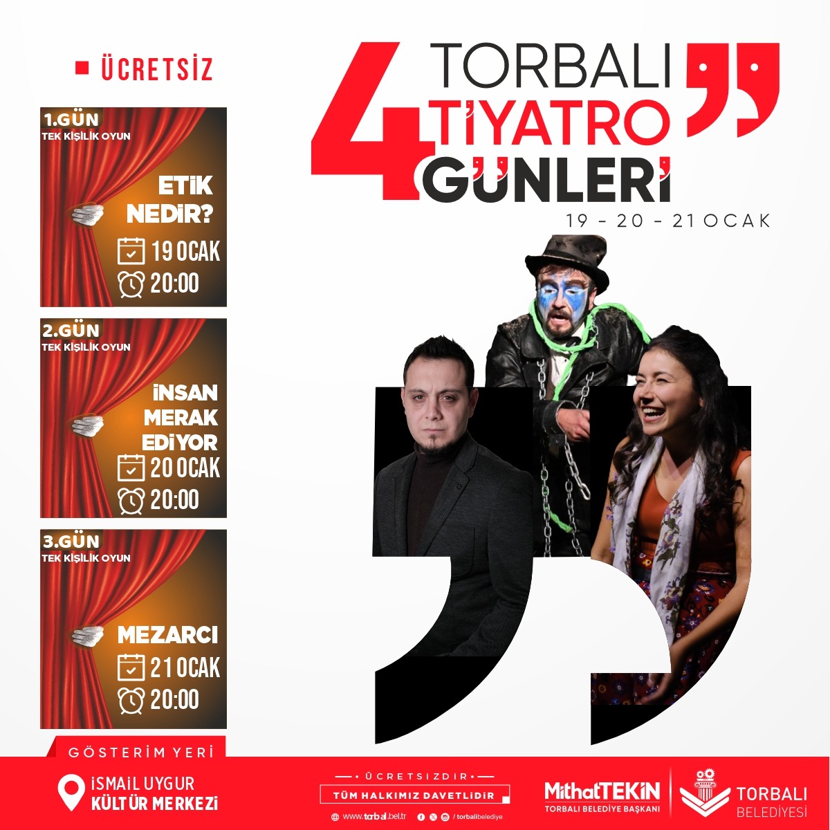 İzmir Torbalı'da 4. Tiyatro Günleri: Unutulmaz Sanat Deneyimi Sizi Bekliyor!