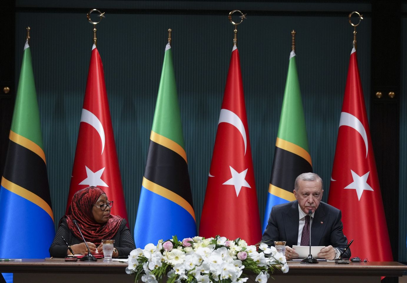 Erdoğan ve Hassan, Türkiye-Tanzanya ilişkilerini güçlendirecek adımlar üzerinde anlaştılar