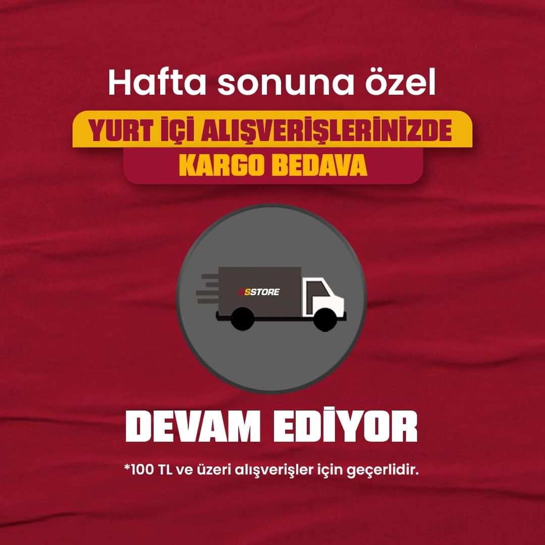 Galatasaray Taraftarlarına Özel Kargo Bedava Kampanyası!