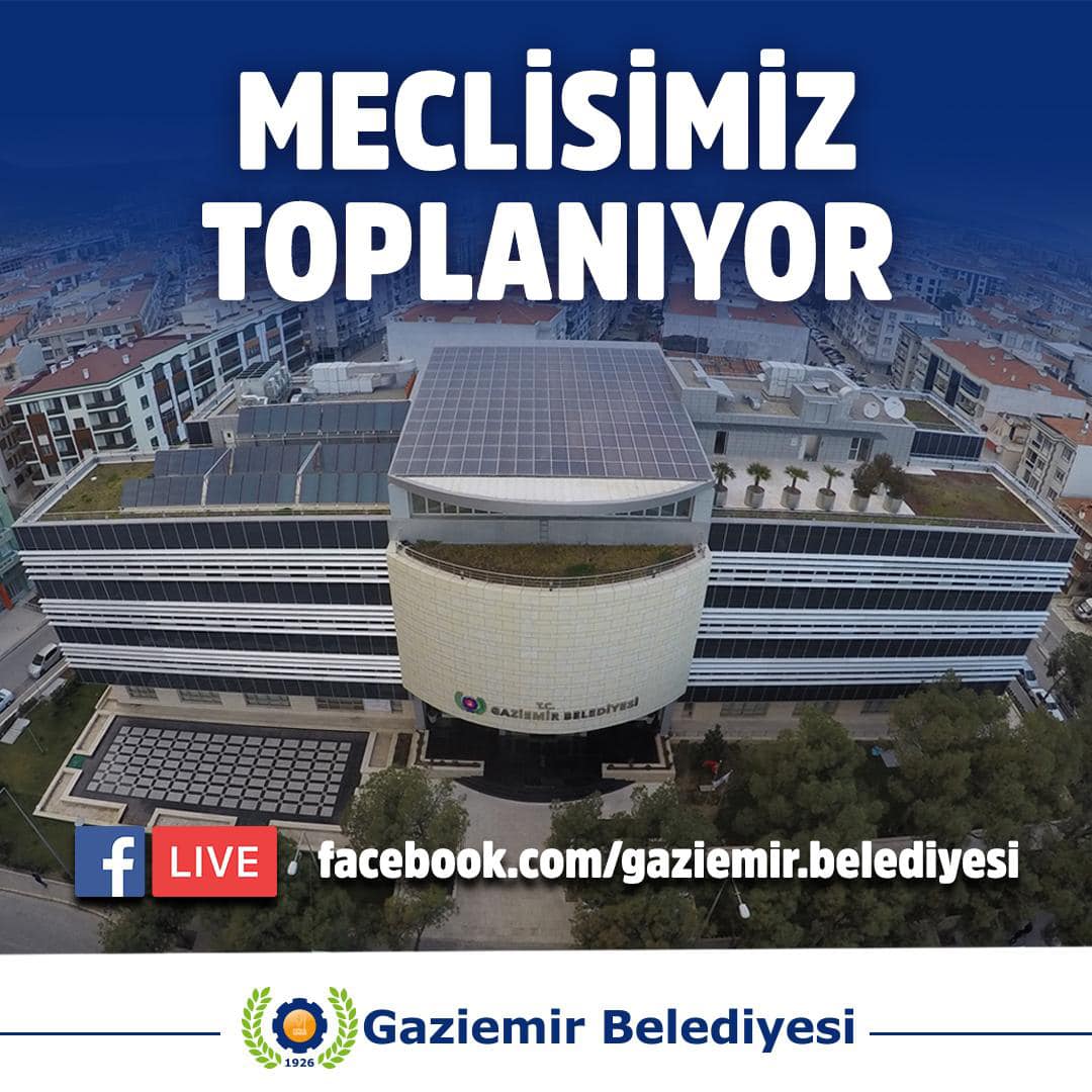 Gaziemir Belediyesi Meclis Toplantısı Duyurusu