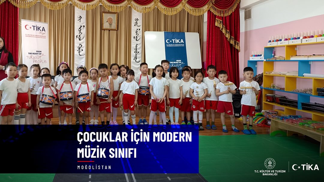 TİKA'dan Moğolistan'da Müzik Eğitimi Desteği