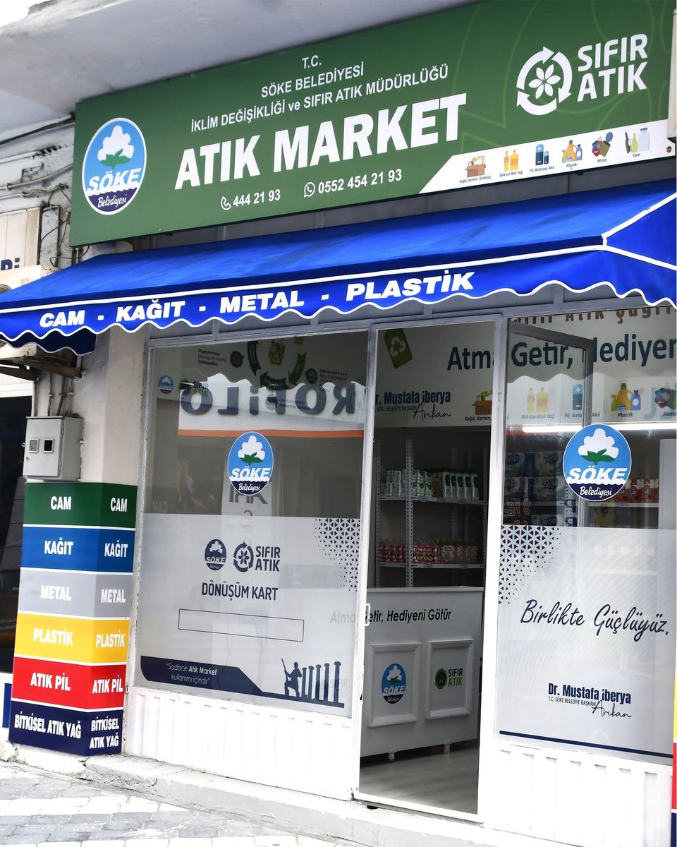 Aydın'da Atık Market Hizmete Açıldı
