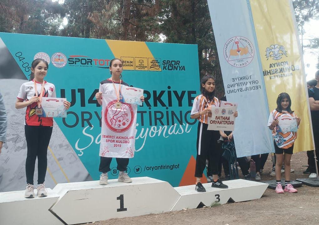 U14 Türkiye Oryantiring Şampiyonası Konya'da Büyük Heyecana Sahne Oldu