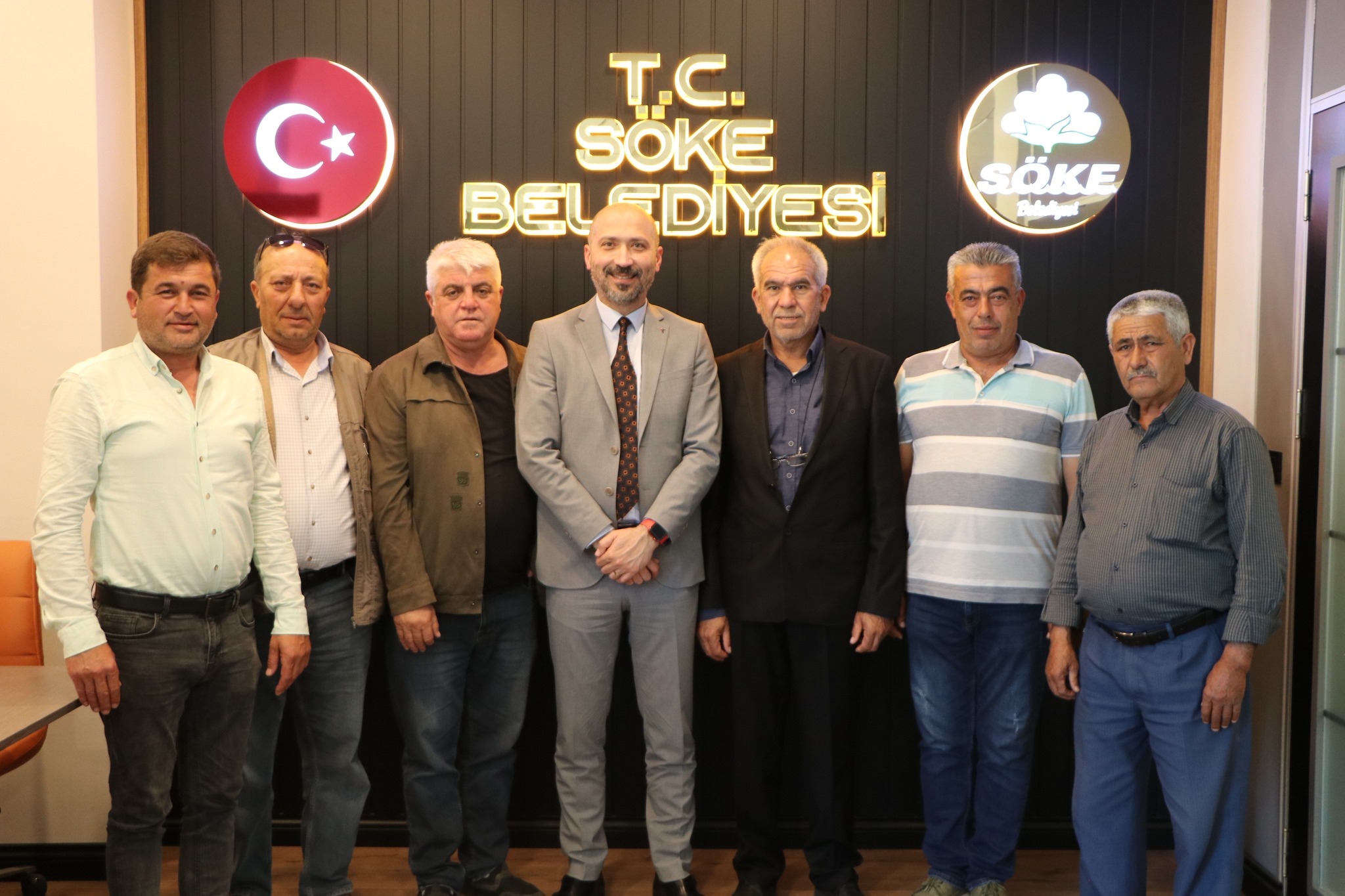 Söke Ziraat Odası Yönetimi Belediye Başkanı Arıkan'ı Ziyaret Etti