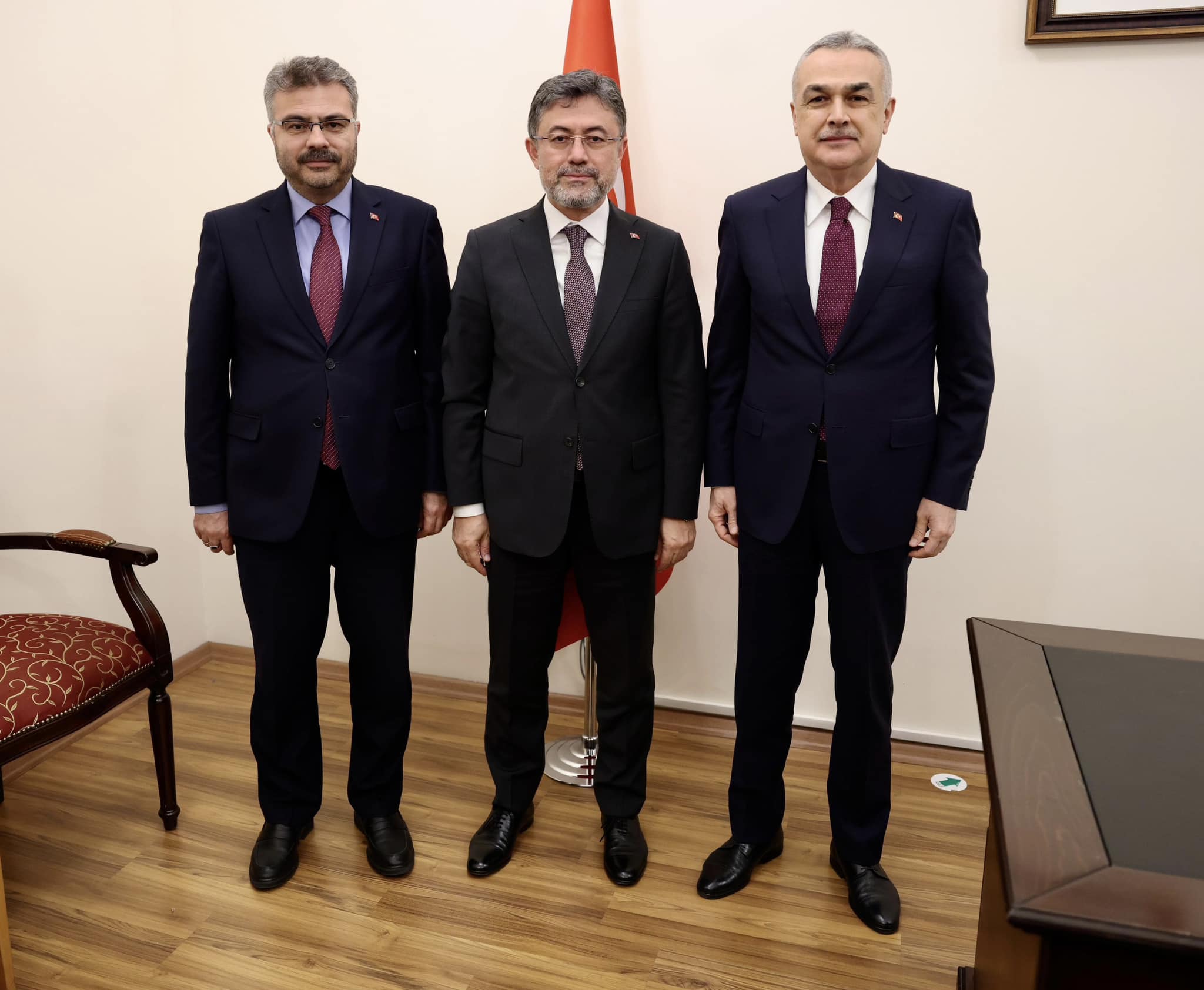 AK Parti Aydın Milletvekili Ömer Özmen ve Heyeti, Tarım ve Orman Bakanı İbrahim Yumaklı'yı Ziyaret Etti