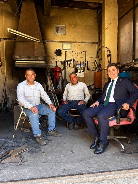 Kaymakam Mehmet GÜNDOĞDU Sanayi Esnaflarını Ziyaret Etti