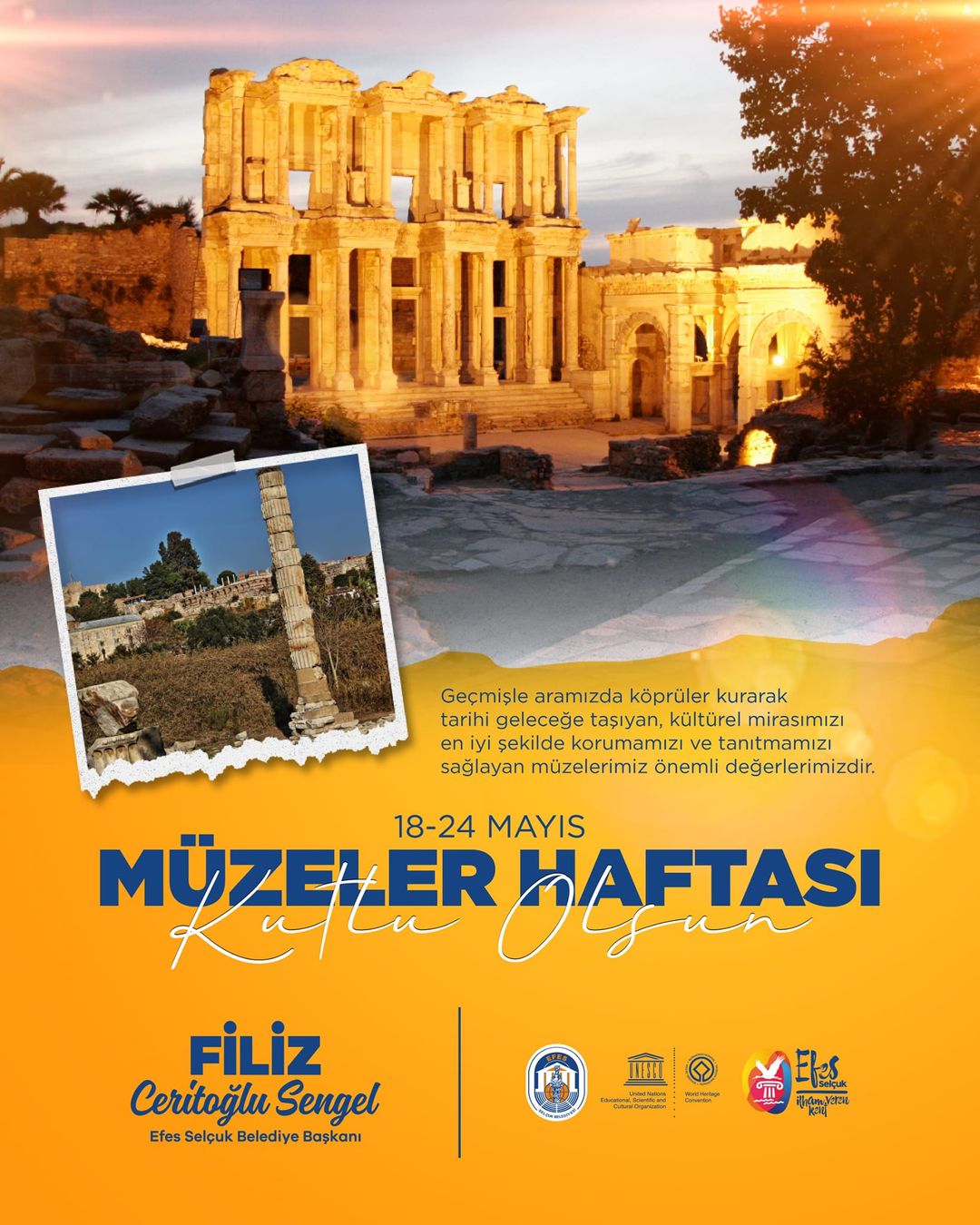  Efes Selçuk Belediyesi Müzeler Haftası'nı Kutluyor 