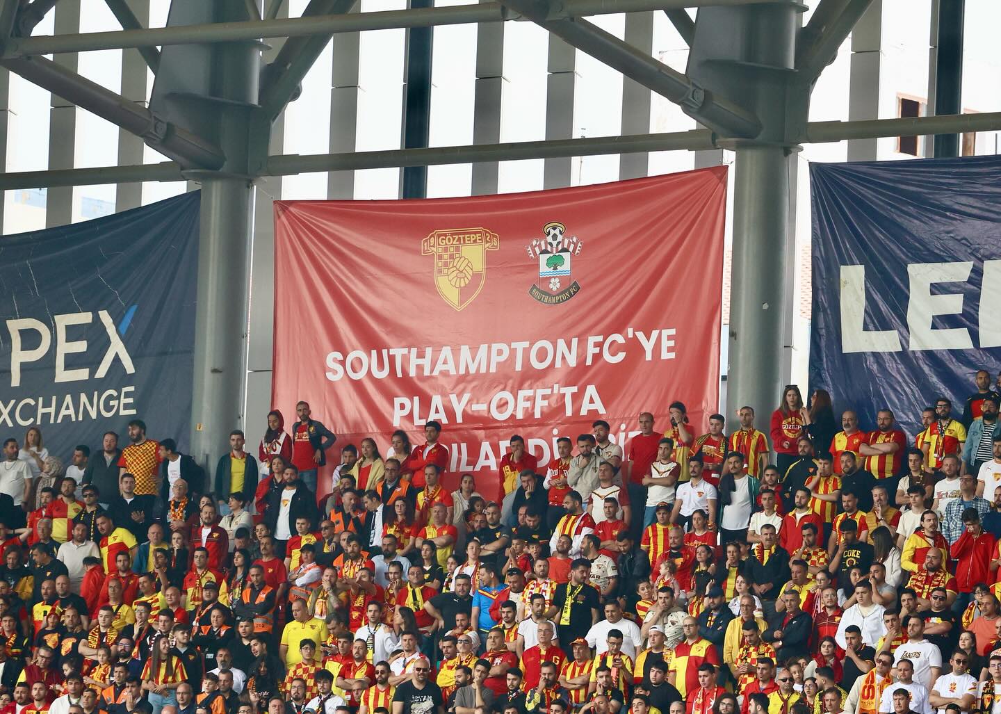 Göztepe Spor Kulübü'nden Southampton FC'ye Başarı Mesajı