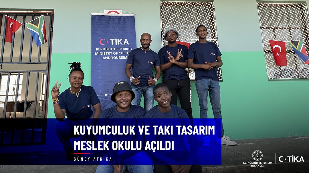 TİKA, Güney Afrika'da Gençlere Yeni Meslek Okulu Açtı