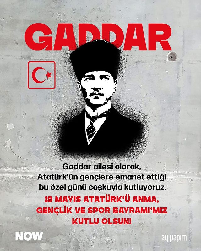 “Gaddar” Dizisi Ekibi ve Yapımcısı Atatürk’ü Anma Gününde Gençlere Saygılarını İletti 