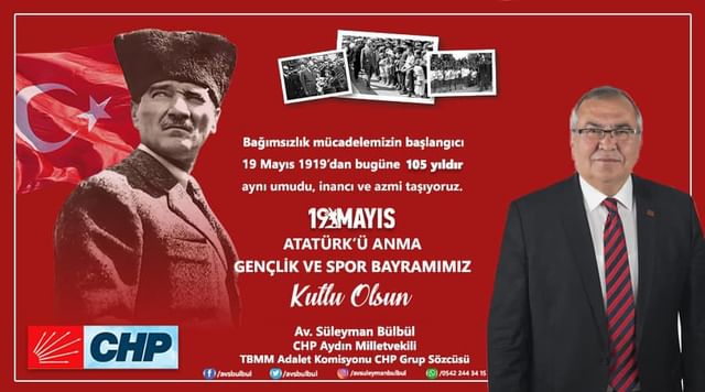 CHP Milletvekili Süleyman Bülbül, 19 Mayıs'ı Anlamlı Bir Şekilde Kutluyor