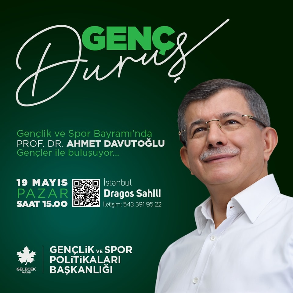 Gelecek Partisi Genel Başkanı Ahmet Davutoğlu 19 Mayıs'ı Kutluyor