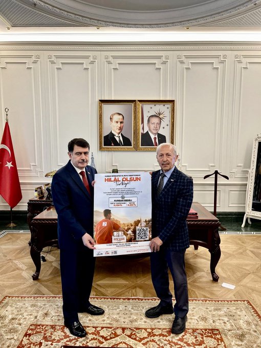 Vali Şahin, Türk Kızılayı Ankara Şube Başkanı ile Kurban Bağışları Hakkında Görüştü
