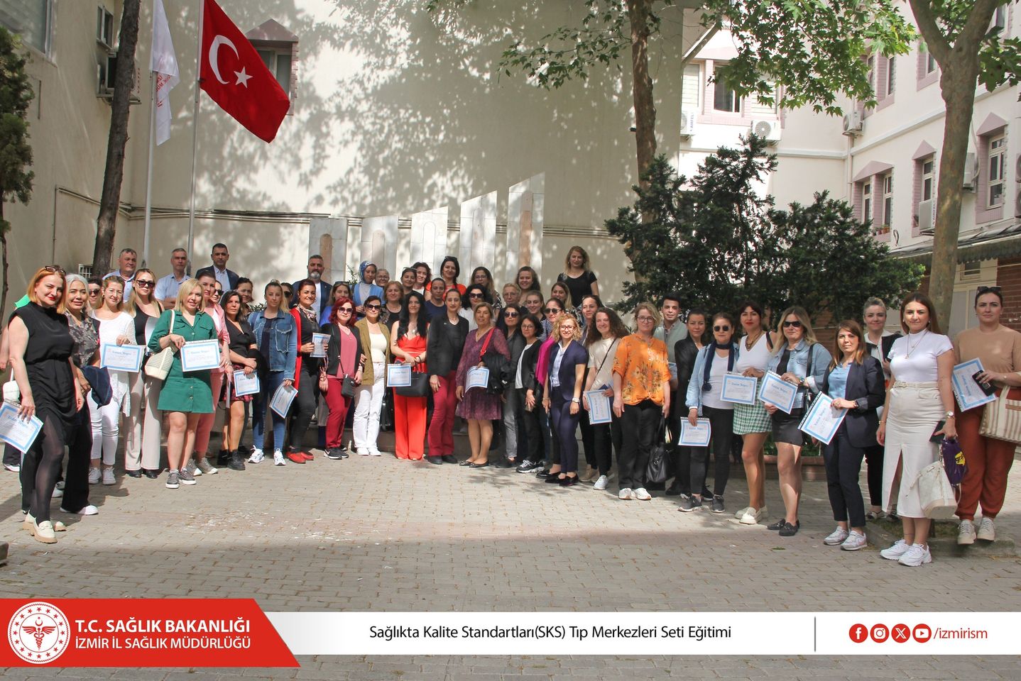İzmir'de 68 Tıp Merkezinin Kalite Yönetim Sorumlularına Eğitim