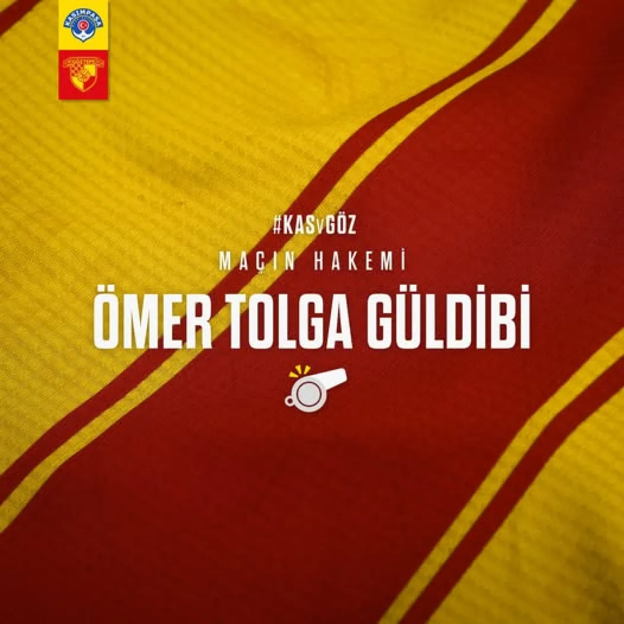 Göztepe'nin Kasımpaşa Maçında Hakem Görevlendirmesi Açıklandı