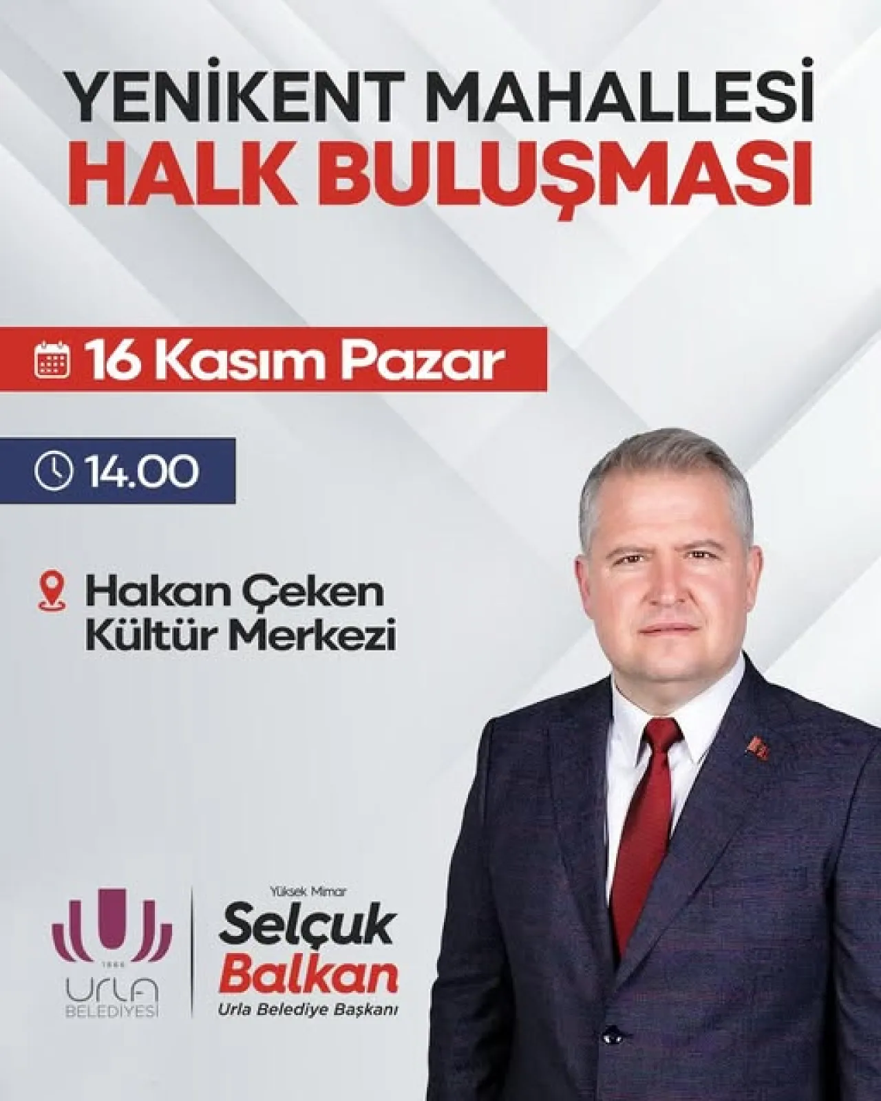 Urla'da Halk Buluşmaları Yenikent Mahallesi'nde Başlıyor