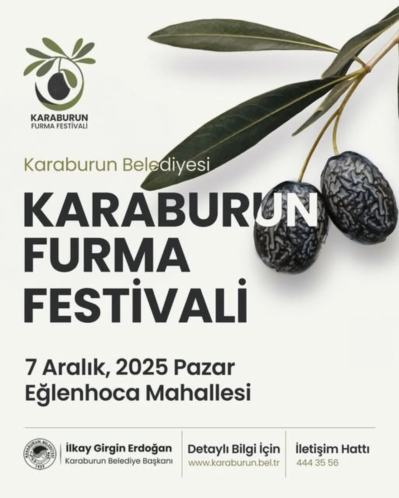 Karaburun'da Geleneksel Furma Zeytini Festivali'nin İkincisi Düzenleniyor