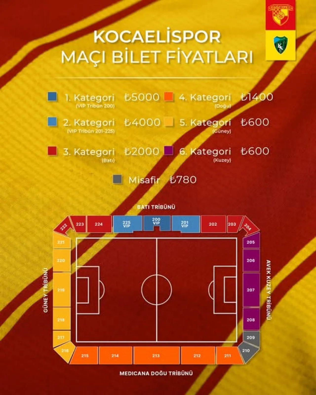 Göztepe'nin Kocaelispor Maçı Biletleri 20 Kasım'da Satışta