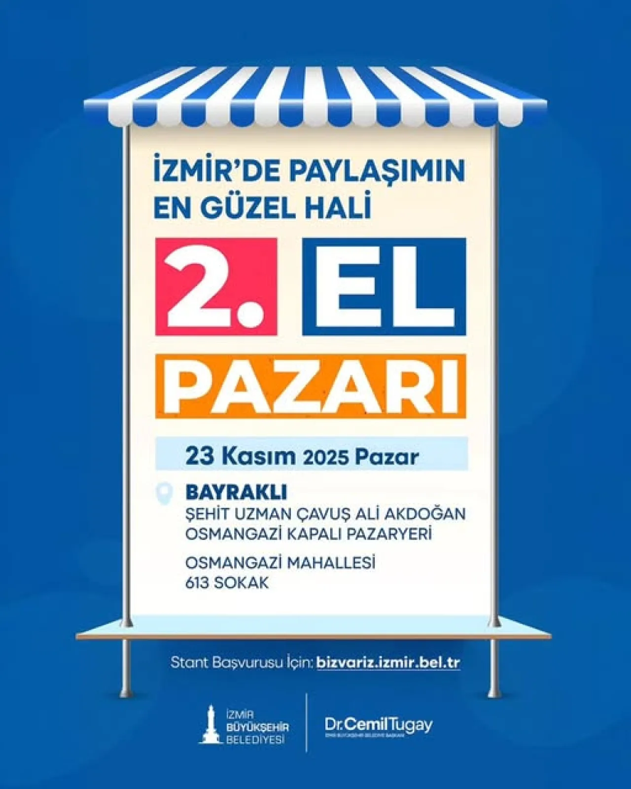 Bayraklı'da İkinci El Pazarı Kuruluyor: Dayanışma ve Tüketimde İsrafa Karış Mücadele