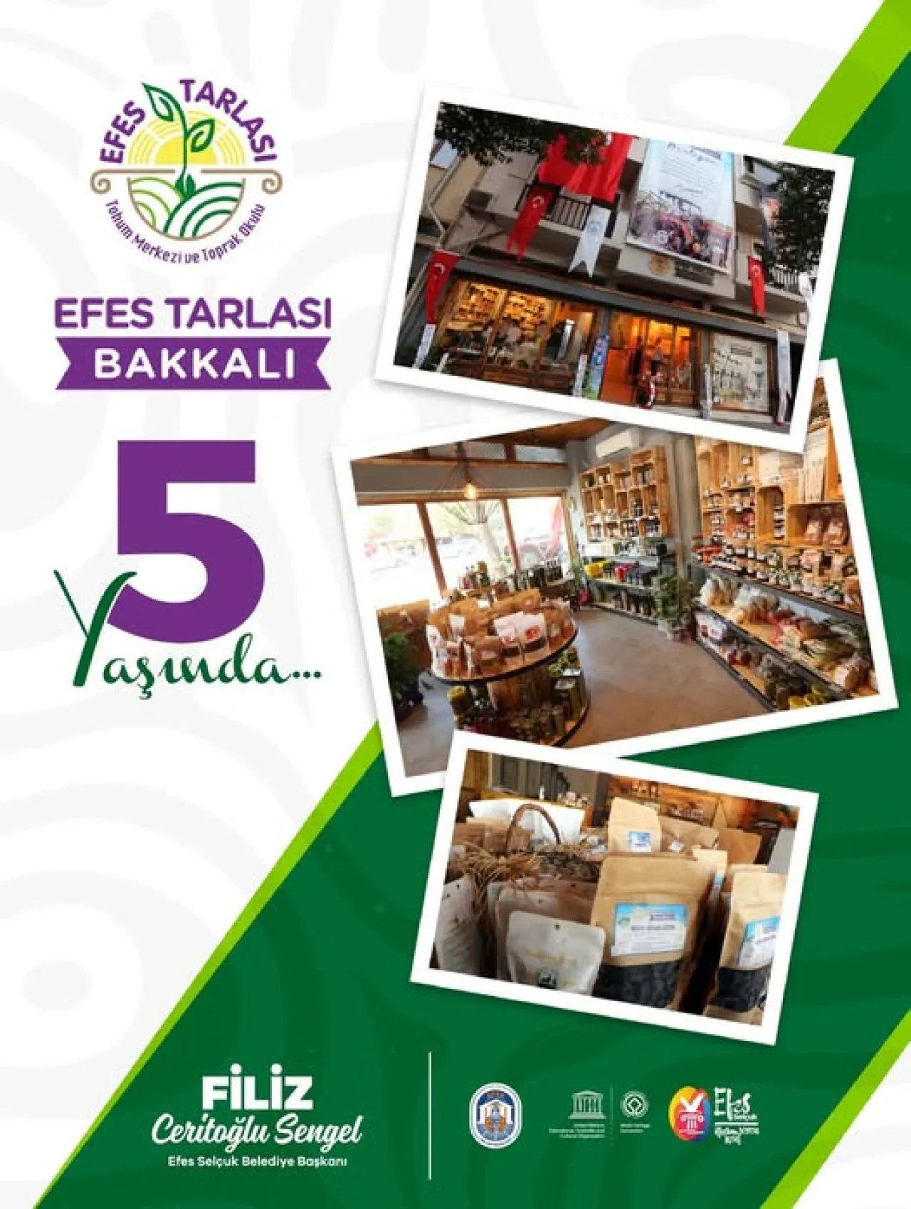 Efes Tarlası Bakkalı Yerel Üretimin Kalbinde 5. Yılını Kutluyor