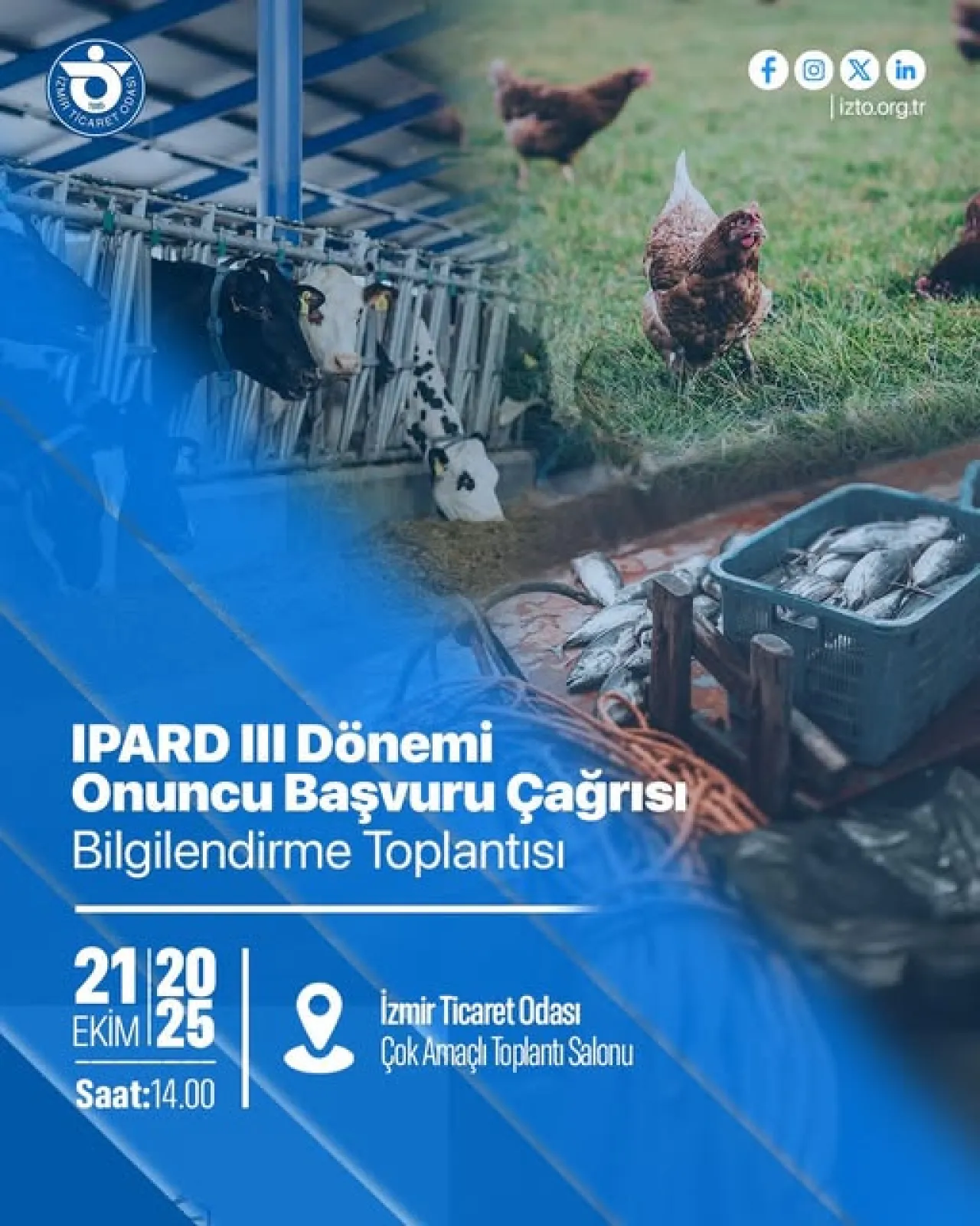 İzmir Ticaret Odası'ndan IPARD III Programı İçin 10. Başvuru Çağrısı Bilgilendirme Toplantısı