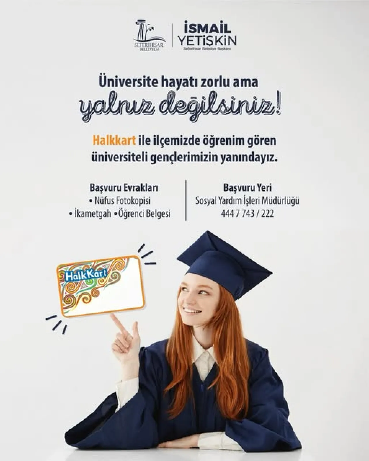 Seferihisar'da Üniversiteli Öğrencilere Halkkart Desteği