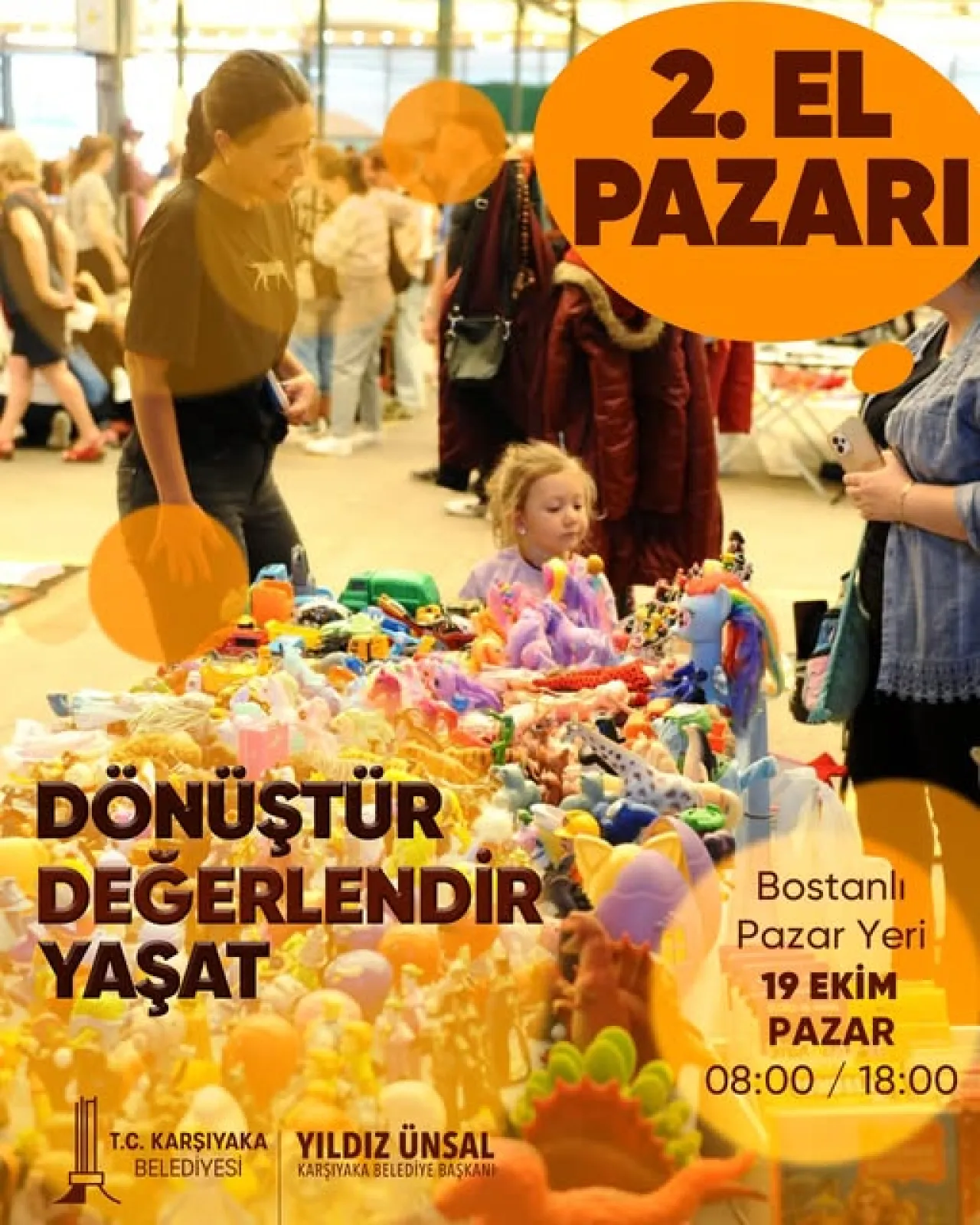 Karşıyaka'da Çevre Dostu Alışveriş: İkinci El Pazarı Kuruluyor