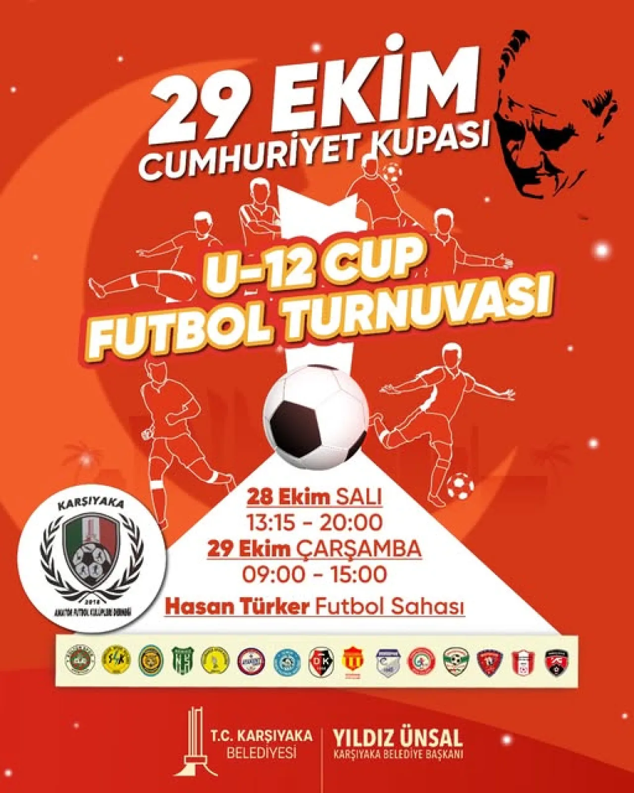 Karşıyaka'da Cumhuriyet Coşkusu Genç Futbolcularla Sahada Buluşuyor