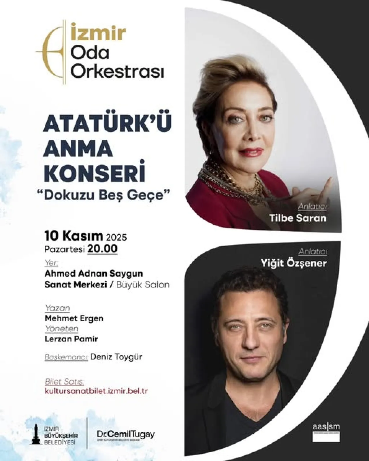 İzmir Oda Orkestrası'ndan 10 Kasım'da Atatürk'e Özel Anma Konseri